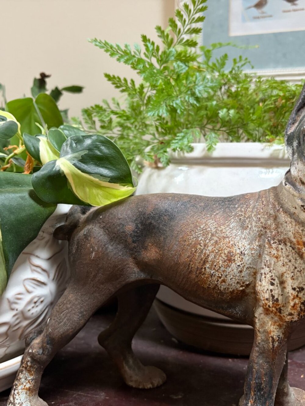 [Boston Terrier] Vintage Cast Iron Doorstop (Preowned) - Picture 3 of 7